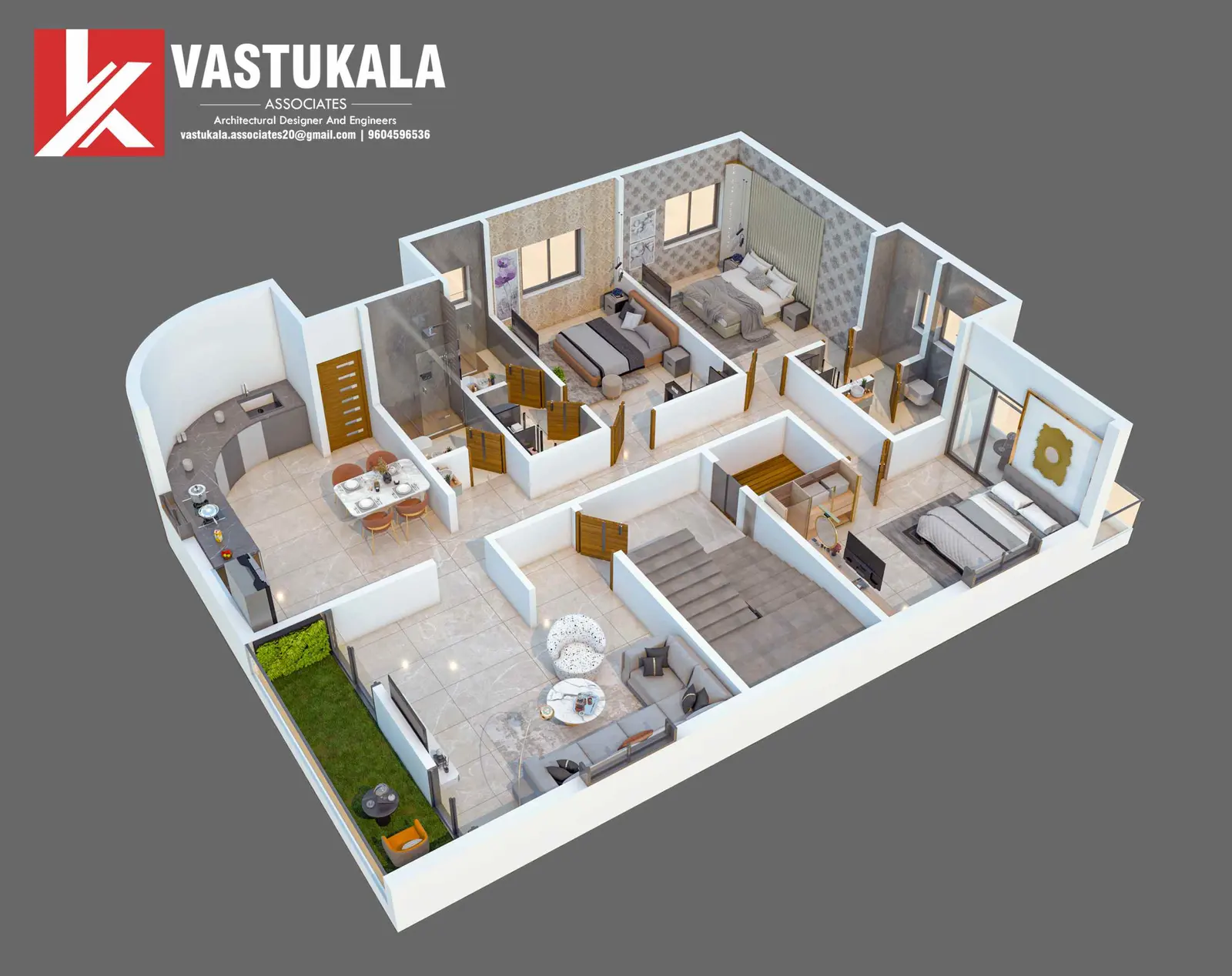 Vastukala Associates project visualization illustrating 3d visualization & rendering