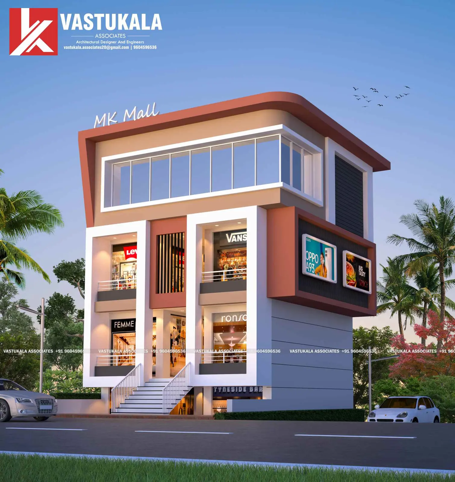 Design visualization of a private residence at Karauli, Rajasthan